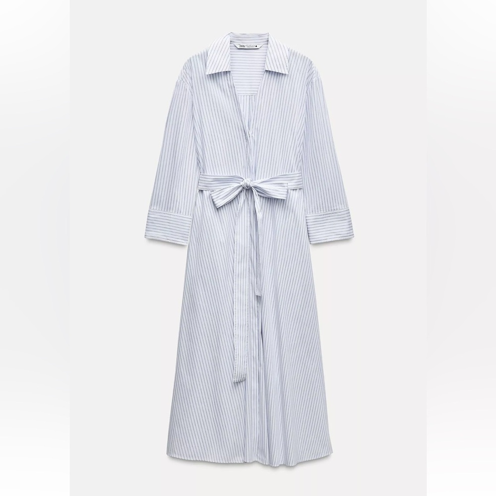 Poplin Shirt Dress size M